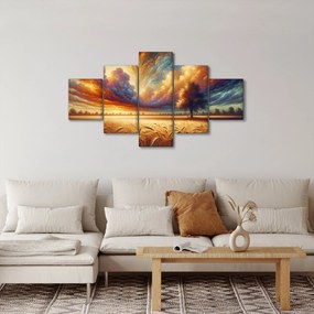 Obraz – Drzewo na polu (125x70 cm)