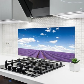 Szkło Ozdobne do Kuchni Kwiatowy Dywan Na Polanie