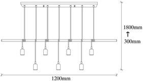 Czarna metalowa lampa wisząca Opviq lights Vincent
