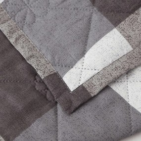 Letnia kołdra CUBE 140x200 cm, szaro-biała