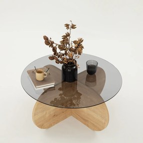 Stolik kawowy Bubble Sapphire Oak Fume