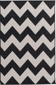 Dywan Modern Chevron black/beige160x230cm