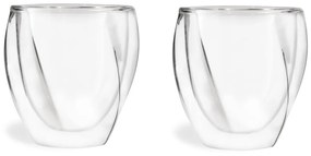 Kubki do cappuccino z podwójną ścianką zestaw 2 szt. 250 ml Cristallo – Vialli Design