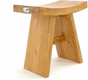 Taboret z drewna tekowego DIVERO