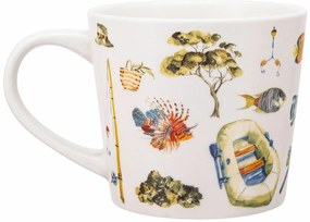 Altom Kubek porcelanowy Rybak, 400  ml