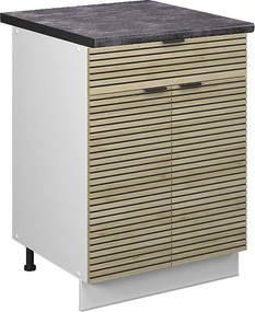 Szafka dolna do kuchni panel dębowy 60x60x82 fame-line