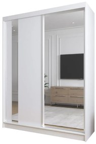 Szafa przesuwna - Greco 160 cm, biały mat