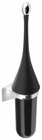 MARPLAST A65801NE Colored szczotka do WC naścienna, ABS, czarny mat
