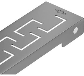 Mexen Flat M15 maskownica do odpływu liniowego 90 cm, gun gray szczotkowany - 1E24090