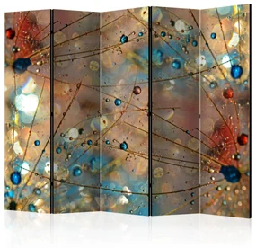Parawan jednostronny Kwiaty 225x172 cm 5-częściowy wielokolorowy ARTGEIST B