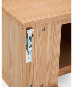 Wisząca szafka pod umywalkę w dekorze jesionu w naturalnym kolorze 90x35 cm Salaya – Kave Home