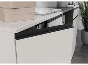 Kremowa szafka 81x120 cm Bedano – Germania