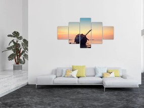 Obraz - Rozbity statek (125x70 cm)