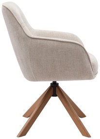 Kremowe krzesła zestaw 2 szt. Avola – Unique Furniture