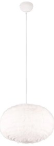 Kremowa lampa wisząca ø 50 cm Furry – Trio