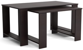Stoliki kawowe ZESTAW STOLIKÓW 90+65cm MORI Wenge