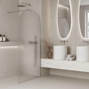 Umywalka betonowa nablatowa okrągła bez otworu na baterię 41 x 40 cm BENE | różne kolory : Kolor - Biały (beton)