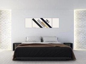 Obraz - Kształty geometryczne N⁰5 (170x50 cm)