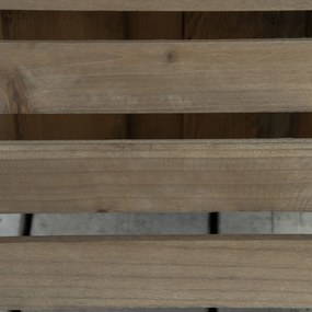 Outsunny zestaw 2 przenośnych stojaków na rośliny z litego drewna na kółkach z hamulcami idealne do domu i ogrodu Brązowy i Czarny | Aosom PL