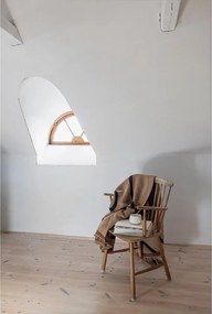 Jasnobrązowy koc 130x175 cm Shadow – Mette Ditmer Denmark