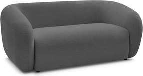 Ciemnoszara sofa z tkaniny szenilowej 160 cm Celine – Bobochic Paris