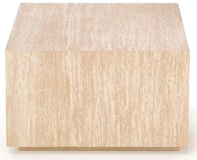 Nowoczesna kwadratowa ława kawowa trawertyn R8-Z84