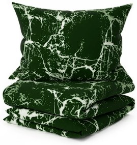 PrzytulneMieszkanie.pl PrzytulneMieszkanie.pl Pościel bawełniana TEMPESTA zielona Rozmiar pościeli: 70 x 90 cm | 140 x 200 cm