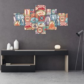 Obraz podróżnika (125x70 cm)