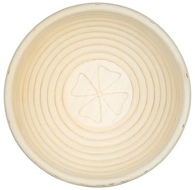 Banquet Okrągła taca do wyrastania chleba Naturald. 21 x h. 7,5 cm, czterolistna koniczyna