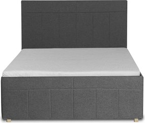 Łóżko RAM 140x200 cm Żółty Bez materaca