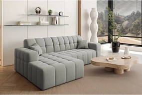 Narożnik w kształcie L NIMES, tkanina Portland, Szary, Lewy