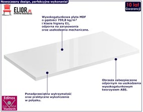 Prostokątny blat łazienkowy R9-M30