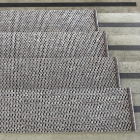 VOPI Nakładka na schody Nature prostokąt ciemnobeżowy, 25 x 80 cm , 25 x 80 cm