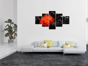 Obraz - świecący minerał (125x70 cm)