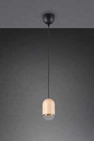 Beżowa lampa wisząca ø 11 cm Nara – Reality