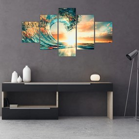 Obraz - Fala (125x70 cm)