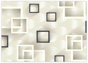 Geometryczny abstrakcyjny obraz (70x50 cm)