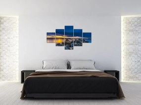 Obraz - Chmury nad wodą (125x70 cm)
