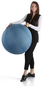 Ergonomiczna piłka do siedzenia, niebieska