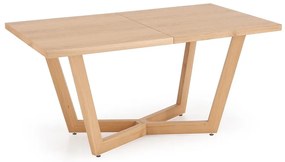 MASSIVE 3 stół rozkładany 160-250x90x77 cm dąb naturalny 6-10 osobowy