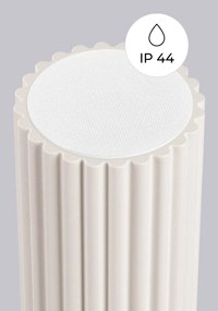 Kremowa lampa sufitowa ze szklanym kloszem ø 12 cm Orbital – Sollux