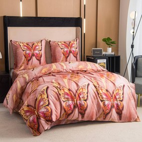 PrzytulneMieszkanie.pl PrzytulneMieszkanie.pl Pościel z mikrofibry MONARELLE różowa Rozmiar pościeli: 70 x 80 cm | 140 x 200 cm