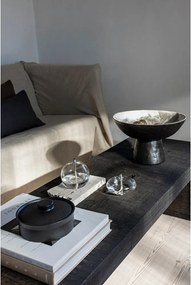 Czarna/w kolorze kości słoniowej kamionkowa misa ø 31,5 cm By Hand – Mette Ditmer Denmark