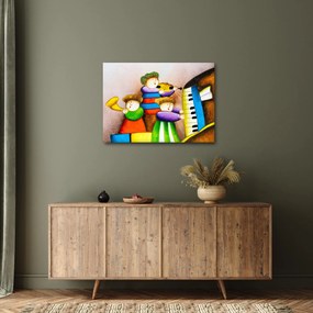 Obraz - Muzycy, malarstwo (70x50 cm)