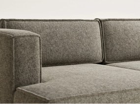 Brązowy rozkładany/ze schowkiem narożnik z tkaniny szenilowej (lewostronny/z szezlongiem) Velto – Maison de Rêve