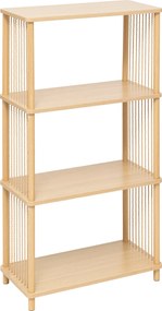 Regał otwarty na książki KORD, 4-poziomowy, 60 × 30 × 110 cm