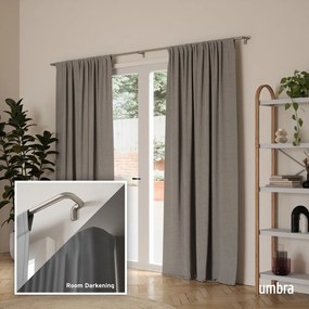 Stalowy regulowany karnisz 76 - 213 cm Twilight – Umbra