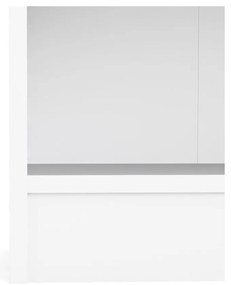 Biały regał Tvilum Basic, 79 x 107 cm