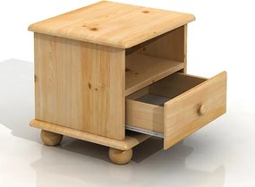 Komoda sosnowa Emil 1 na kulach