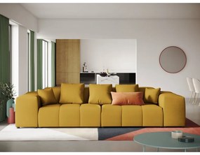 Żółta sofa 320 cm Rome – Cosmopolitan Design